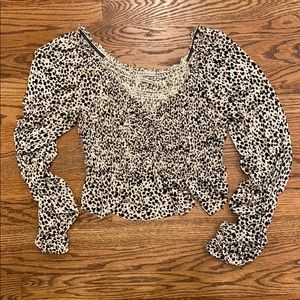 Urban Outfitters cheetah print top